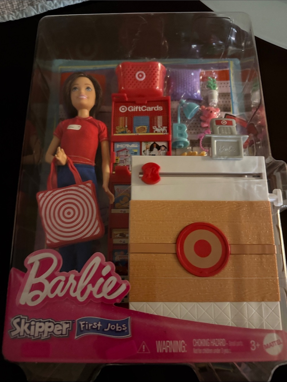 Barbie Skipper Store Cashier Doll with Red and White Accessories
